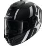 Shark Spartan RS Shawn Carbon Casco Nero Argento 2XL