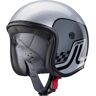 Caberg Freeride Trophy Casco Jet Nero Grigio Argento M