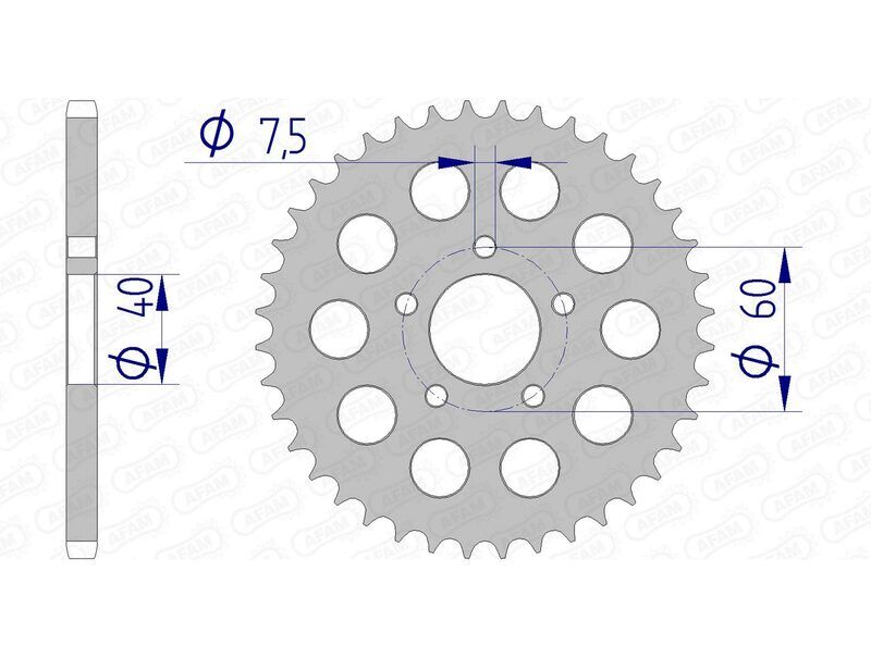 AFAM Corona in alluminio 72105 - 415