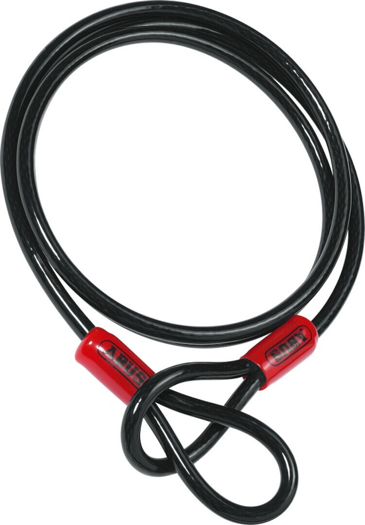 Abus Cobra Cavo d'acciaio Nero 220 cm