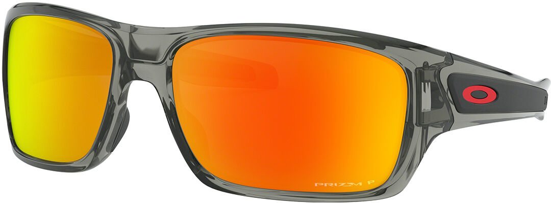 oakley turbine prizm polarized occhiali da sole grigio unica taglia