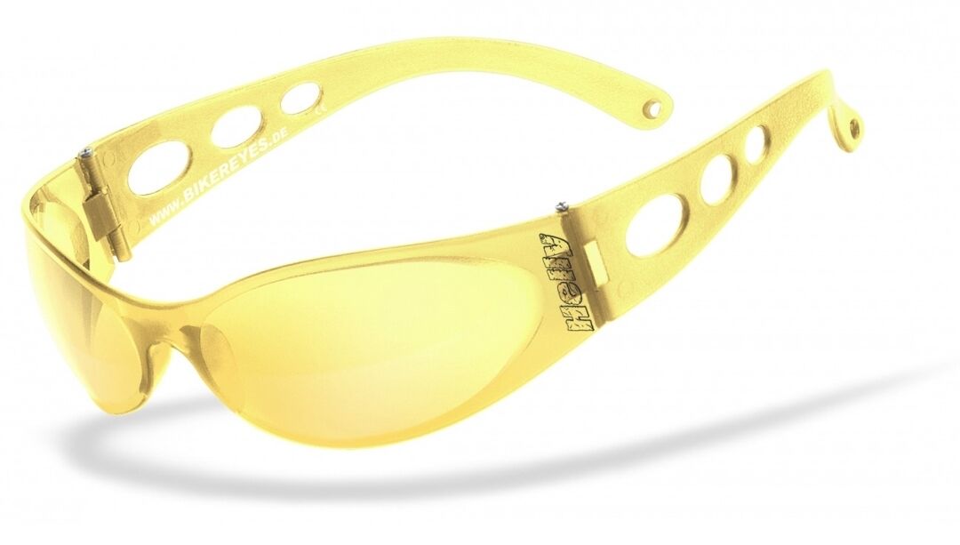 helly bikereyes pro street occhiali da sole giallo unica taglia