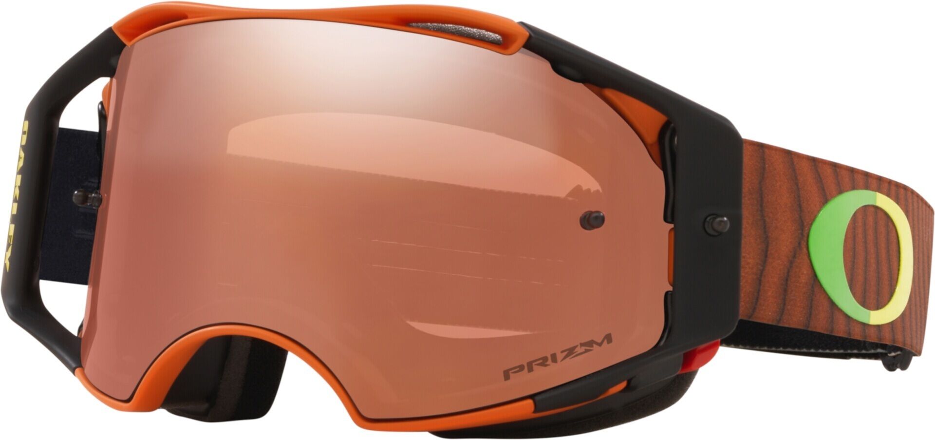 Oakley Airbrake Tobyp Sig Oasis Org Prizm Occhiali Motocross Arancione unica taglia