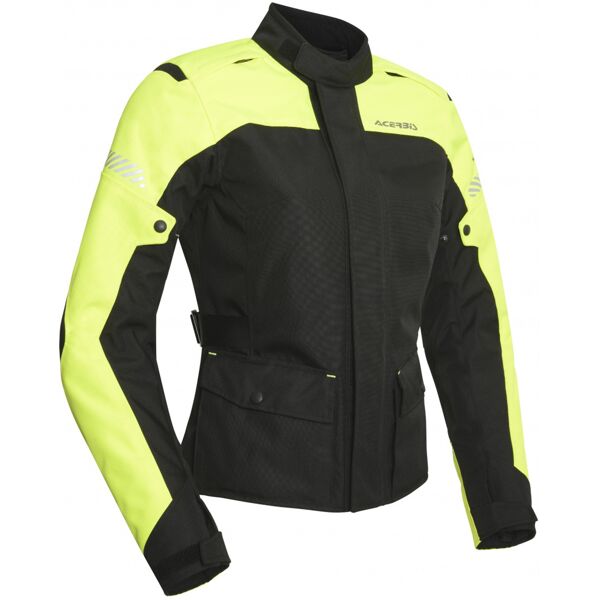 acerbis discovery forest giacca tessile da donna nero giallo 2xl