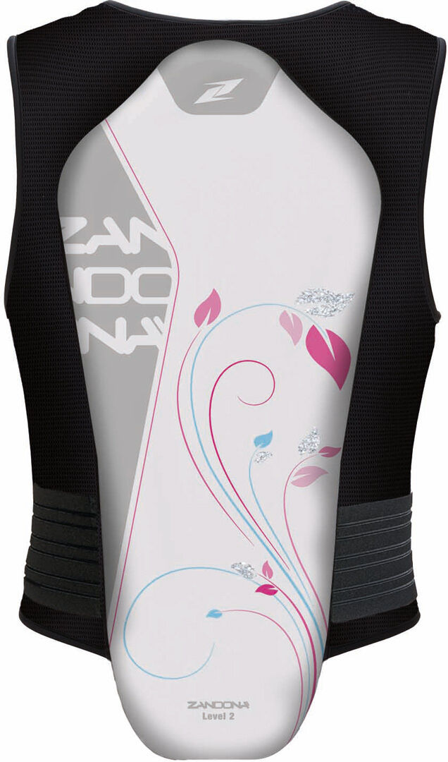 zandona soft active evo leaves gilet donna nero bianco m