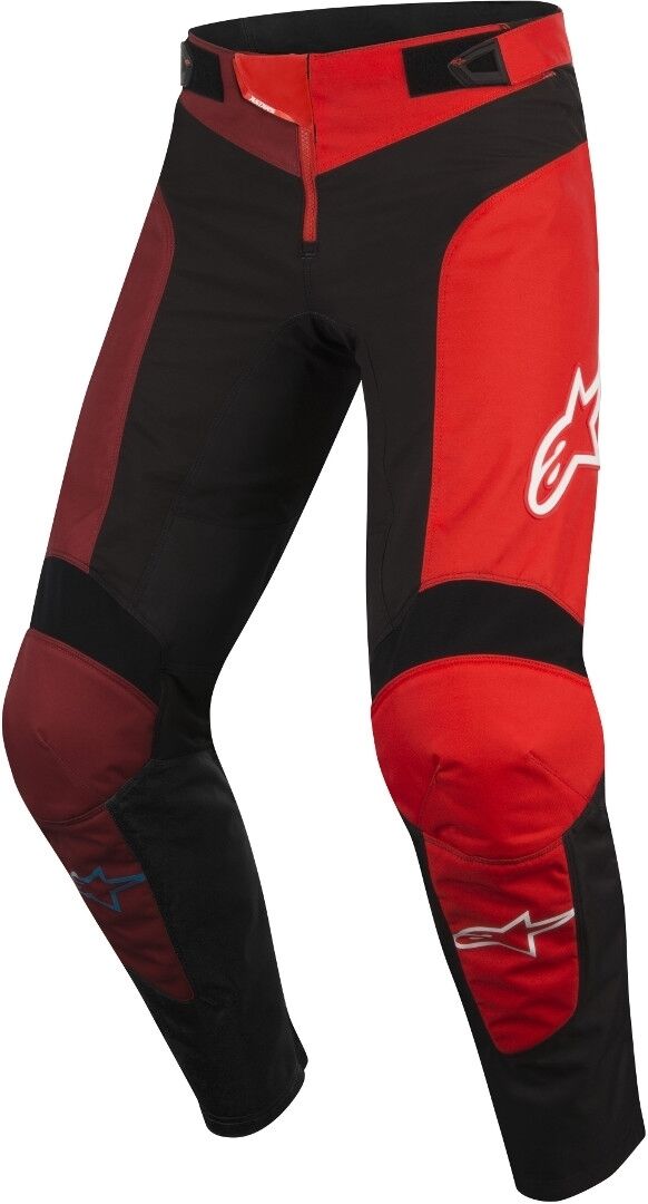 alpinestars vector pantaloni della bicicletta della gioventù nero rosso 24
