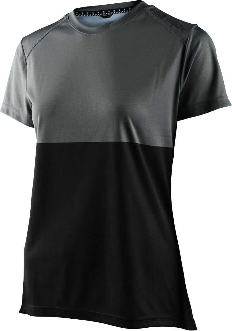 lee lilium block maglia ciclismo manica corta da donna nero grigio xs