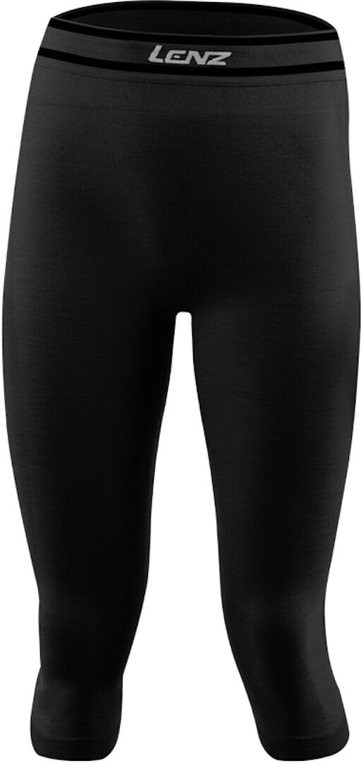 Lenz 6.0 Merino 3/4 Pantaloni funzionali da donna Nero M