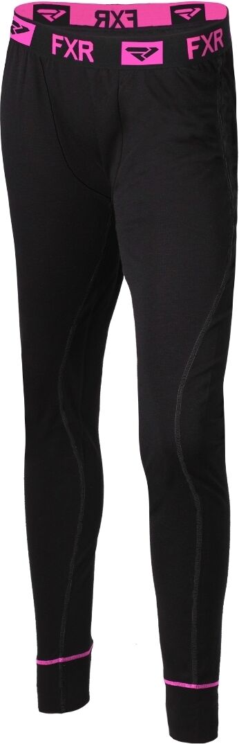 FXR Vapour Merino Pantaloni funzionali da donna Nero Rosa M