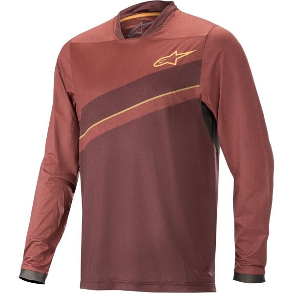 alpinestars alps 8.0 bicicletta di ls jersey rosso s