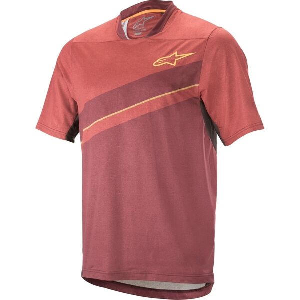 alpinestars alps 8.0 bicicletta jersey rosso s