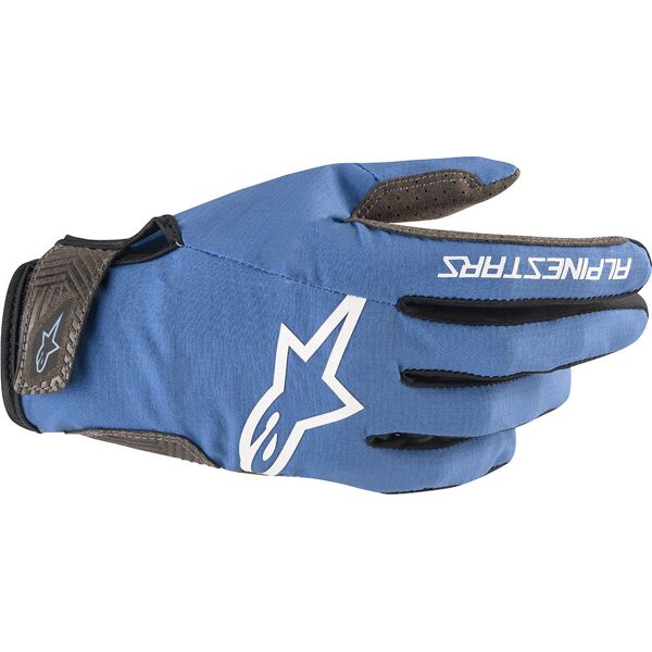 alpinestars drop 6.0 guanti da bicicletta blu m