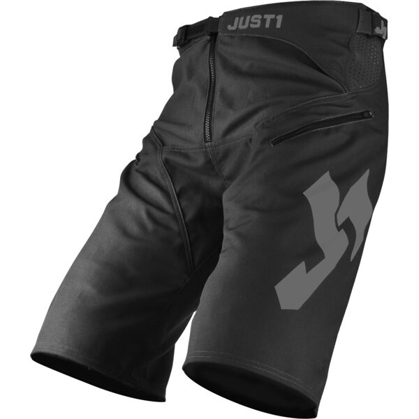 just1 j-flex pantaloncini per biciclette nero 40