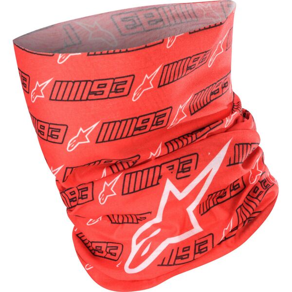 alpinestars mm93 pattern headwear multifunzionale rosso unica taglia