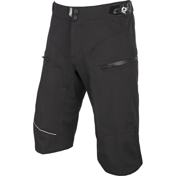 oneal mud wp pantaloncini per biciclette nero 36