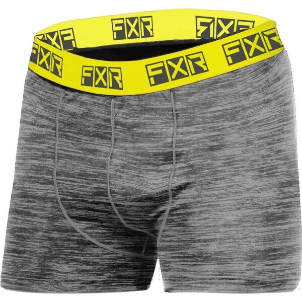 fxr atmosphere pantaloncini boxer funzionali grigio giallo m