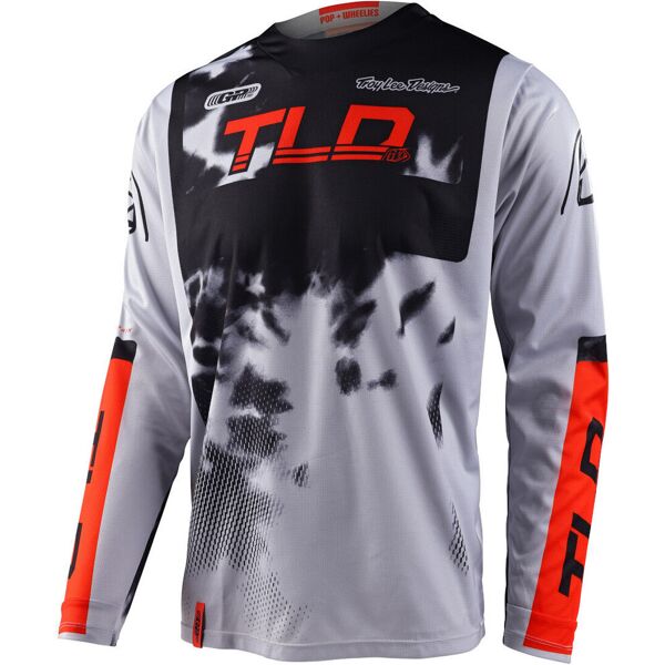 lee gp astro 2022 maglia motocross grigio arancione l