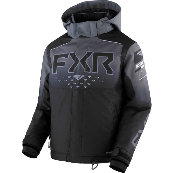 fxr helium 2023 giacca da motoslitta giovanile nero grigio 36