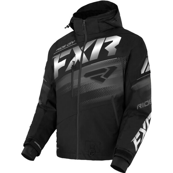 fxr boost fx 2-in-1 2023 giacca per motoslitta nero grigio 2xl