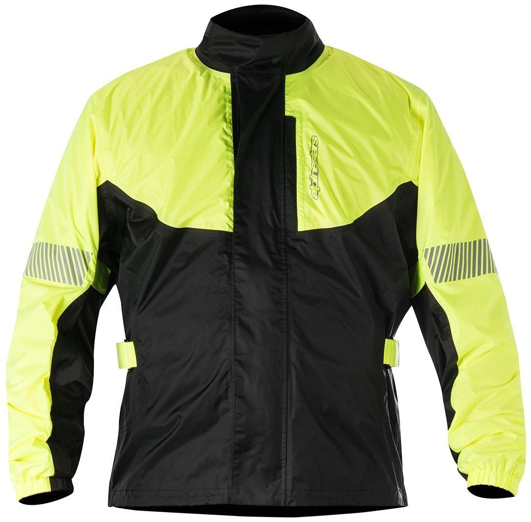 alpinestars hurricane giacca antipioggia nero giallo m