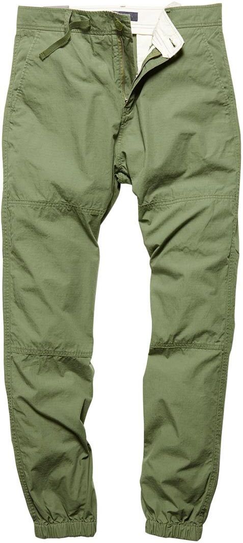 vintage industries may jogger pantaloni verde xs