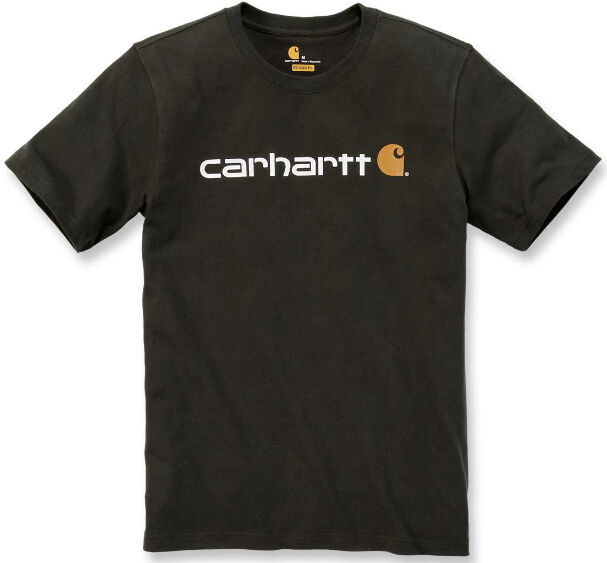 carhartt emea core logo workwear short sleeve maglietta verde s