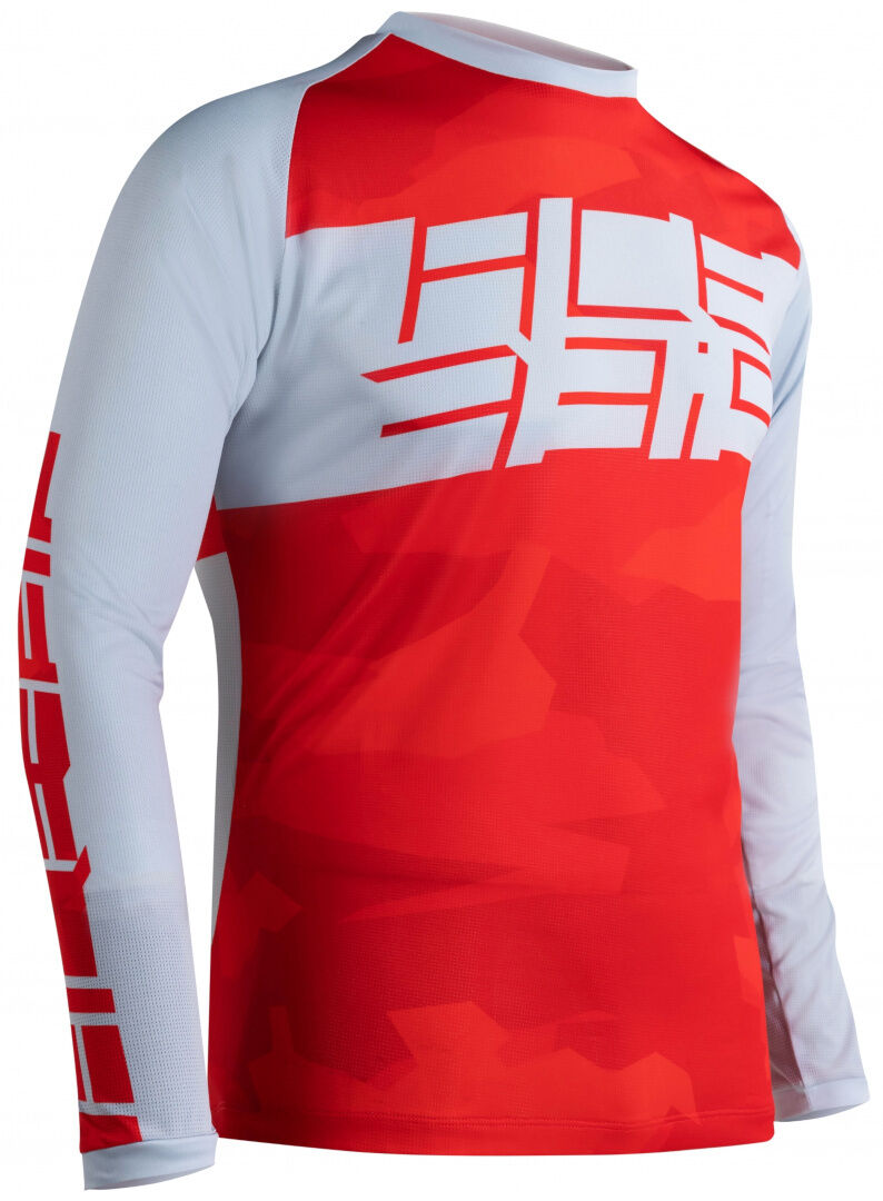 acerbis speeder maglia mtb grigio rosso 2xl