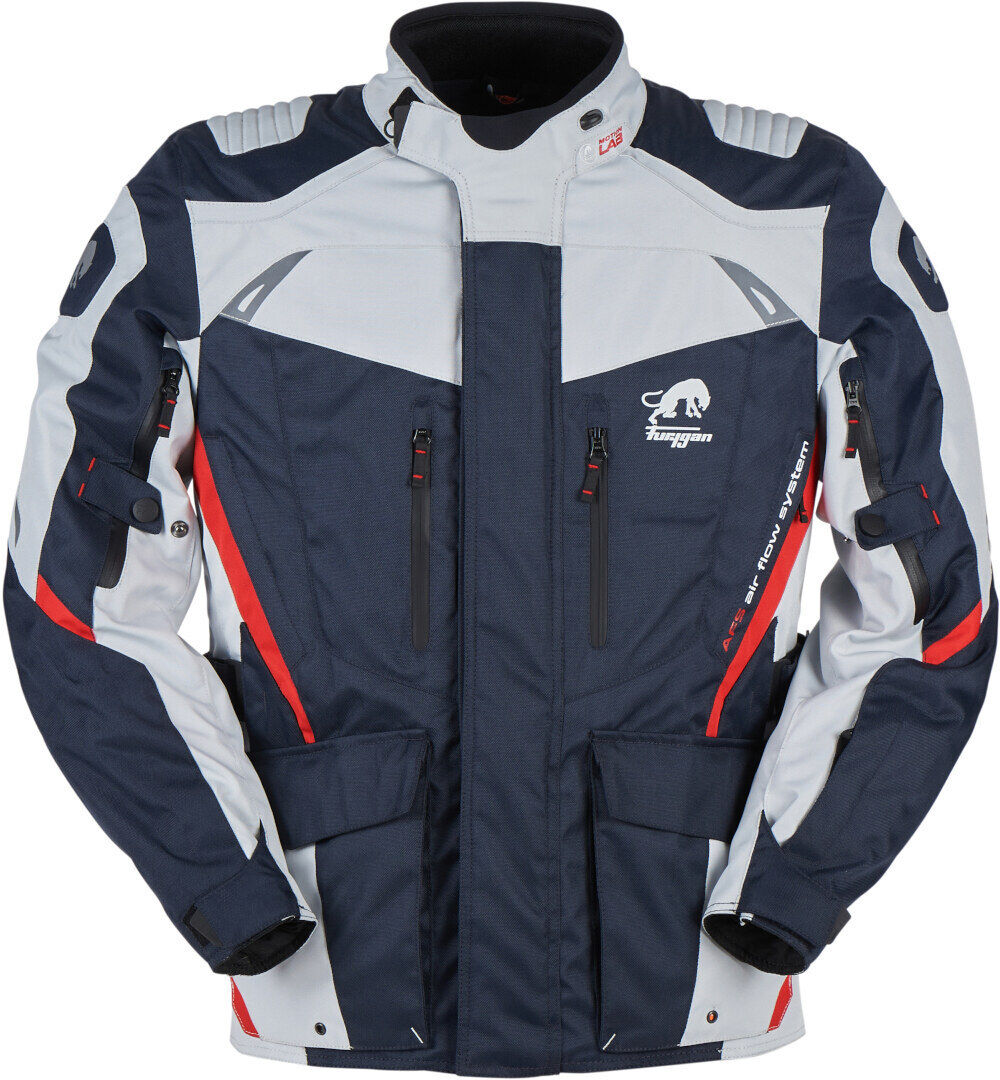 furygan apalaches giacca tessile moto bianco rosso blu 4xl