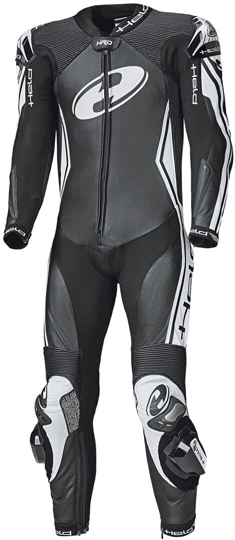 Held Full Speed Tuta in pelle moto di One Piece Nero Bianco 50