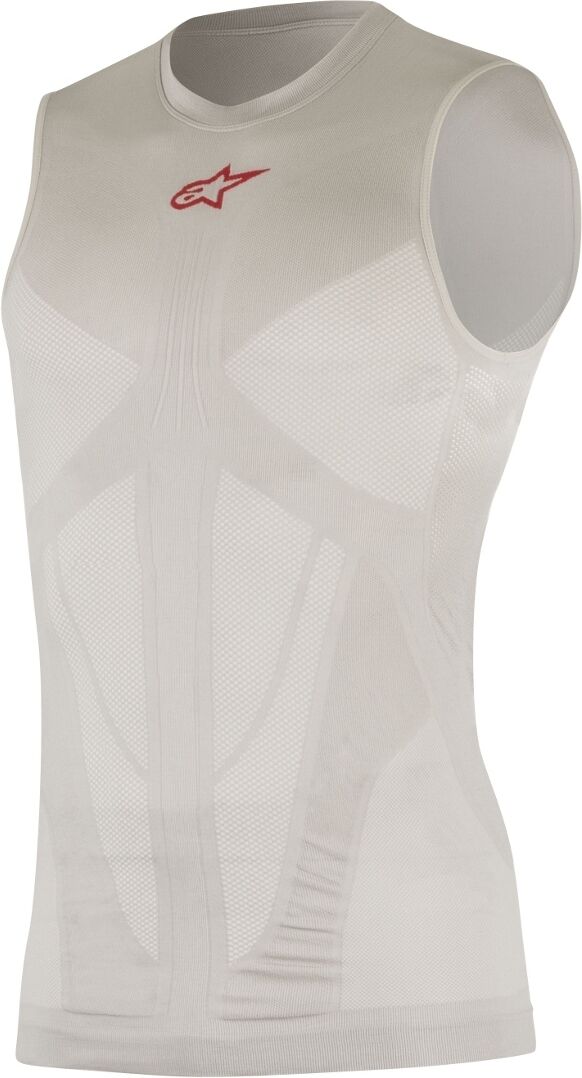 Alpinestars Tech Tank Summer Camicia Rosso Argento XS S