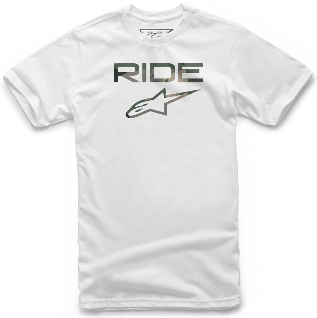 Alpinestars Ride 2.0 Camo T-shirt Bianco XL