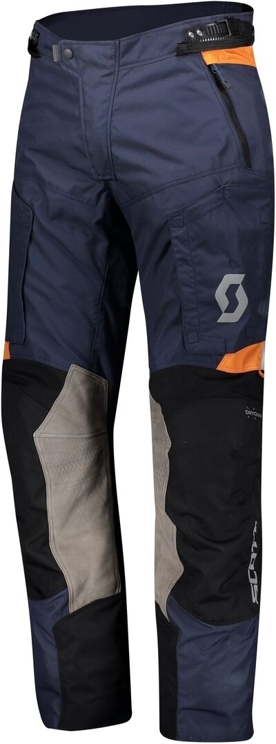 Scott Dualraid Dryo Pantaloni Tessili Motociclistici Blu 4XL