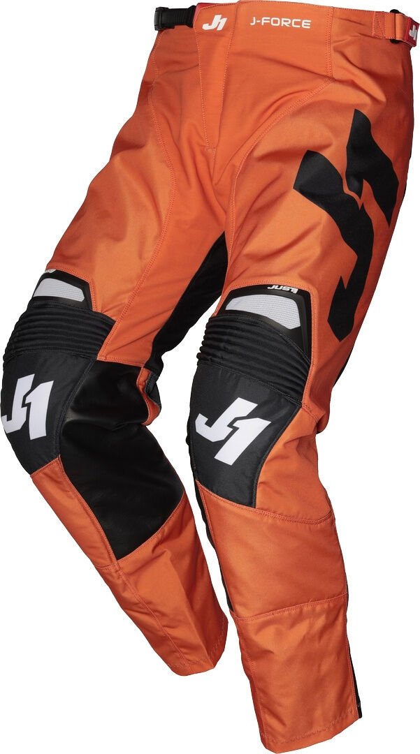 Just1 J-Force Terra Pantaloni Motocross Nero Arancione 44