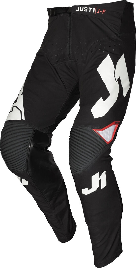 Just1 J-Flex Pantaloni Motocross Nero Bianco 48