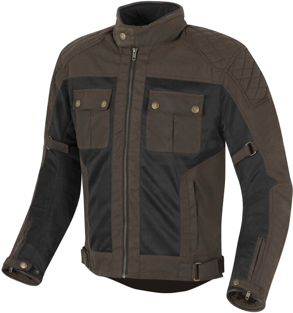 Merlin Shenstone Giacca cerata moto Marrone 4XL