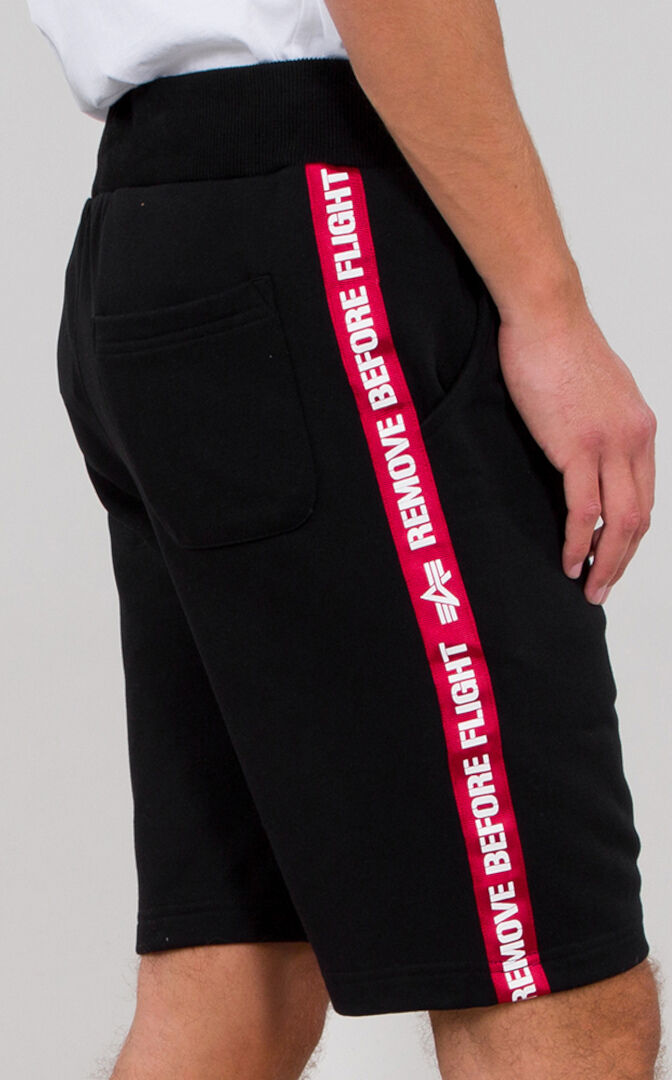 Alpha RBF Tape Jogger calzoncini Nero XL