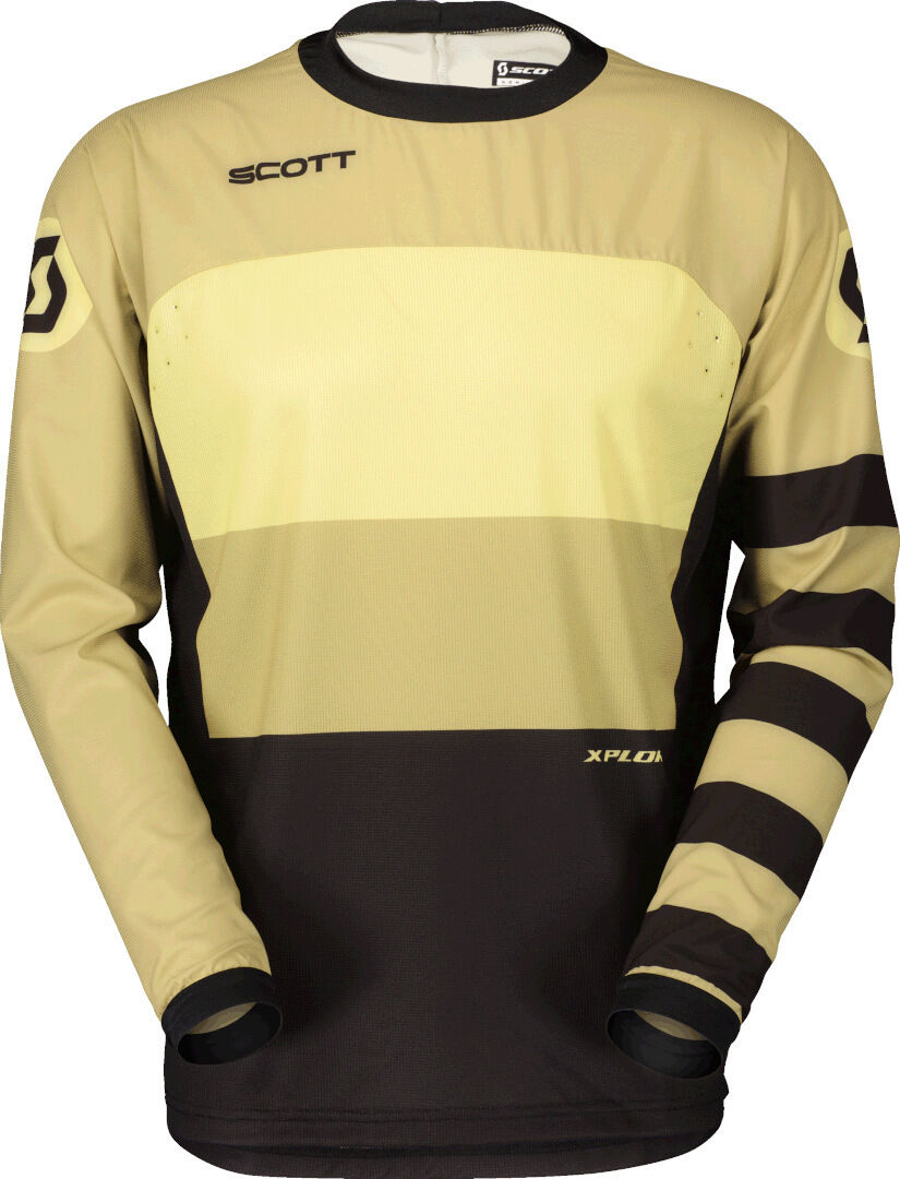 Scott 450 X-Plore Swap Maglia Motocross Nero Beige 2XL