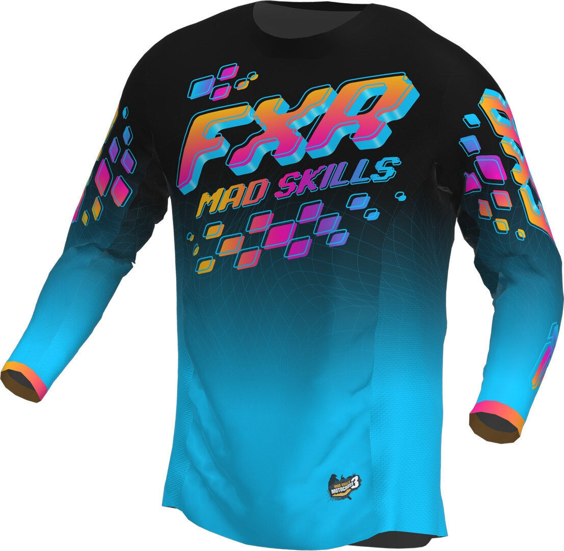 FXR Podium 2023 Maglia Motocross Turchese XS