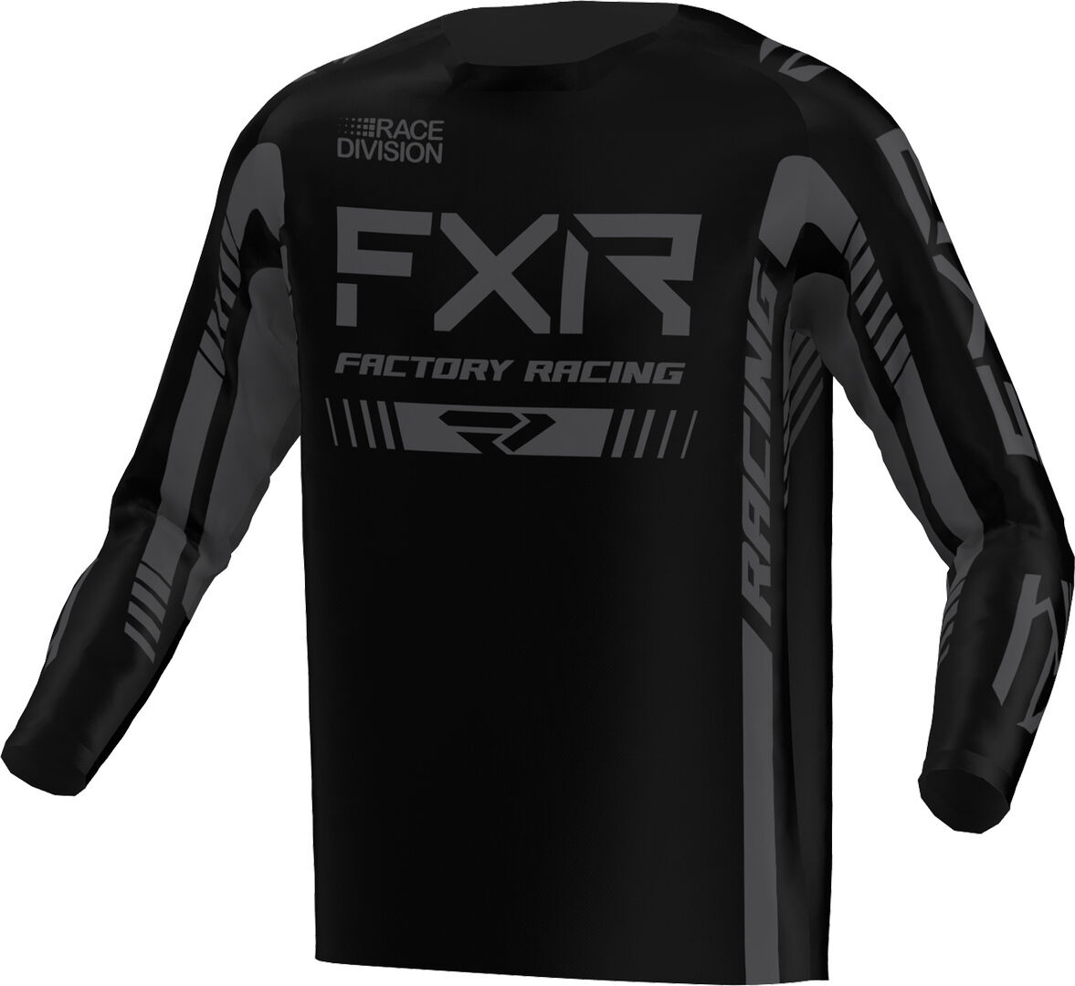 FXR Clutch Pro 2023 Maglia Motocross Nero Grigio XS