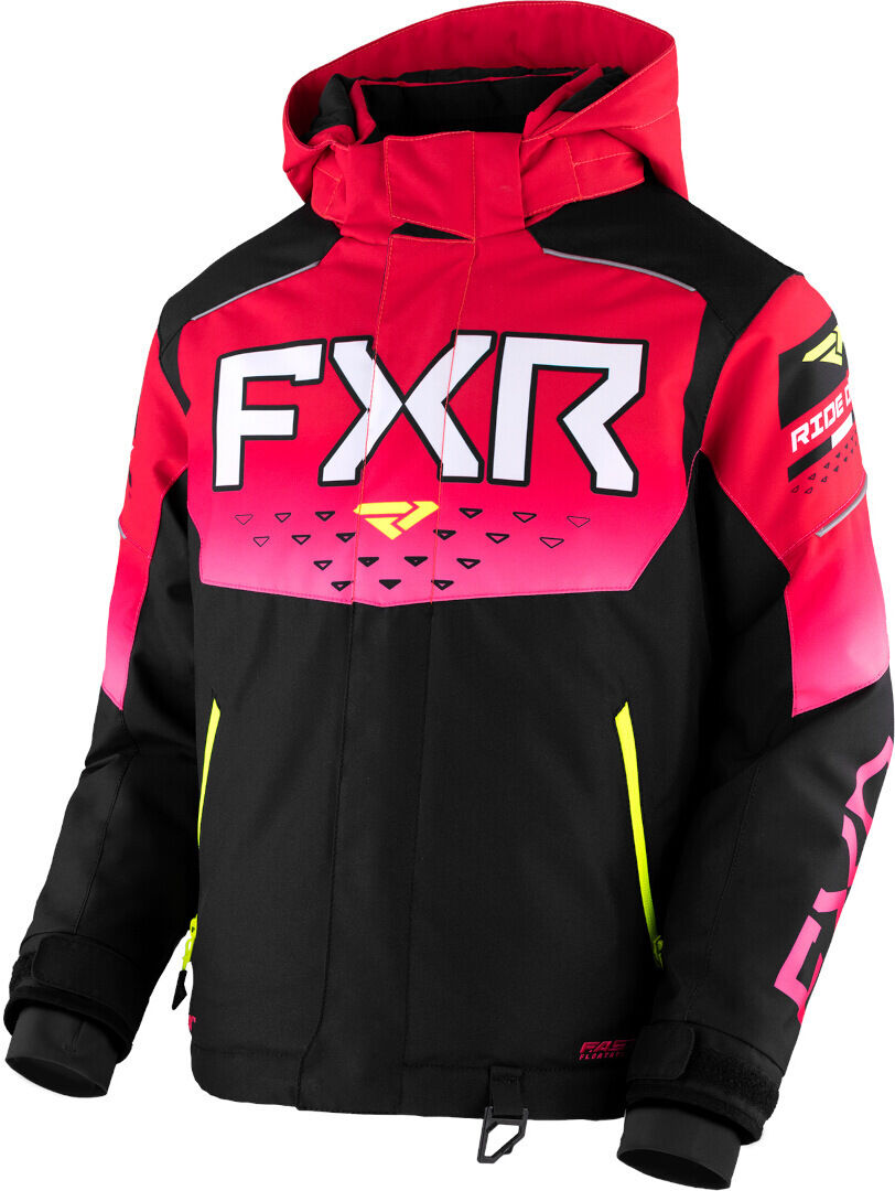 FXR Helium 2023 Giacca da motoslitta giovanile Nero Rosa 40