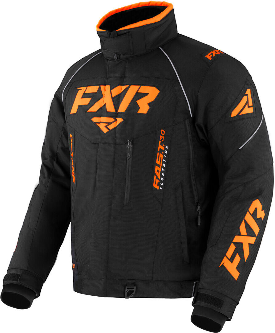 FXR Octane 2023 Giacca per motoslitta Nero Arancione 2XL