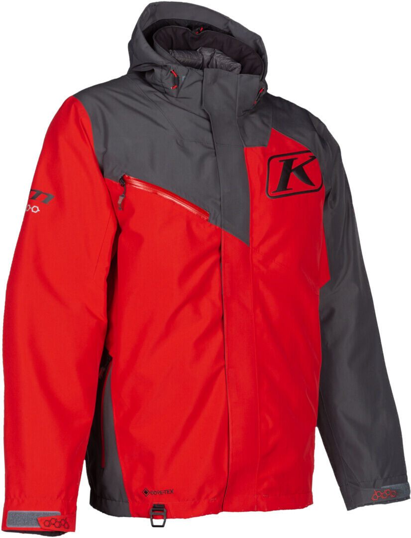 Klim Kompound Giacca per motoslitta Grigio Rosso XL