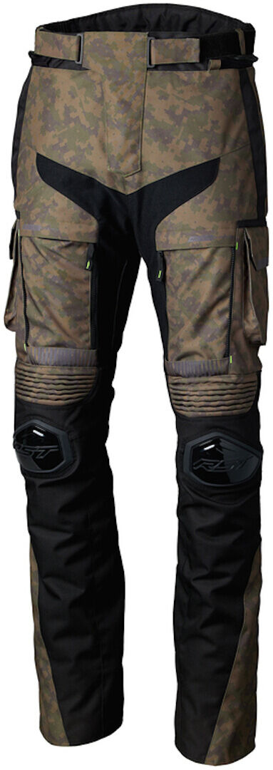 RST Pro Series Ranger Pantaloni tessili moto Nero Verde 4XL