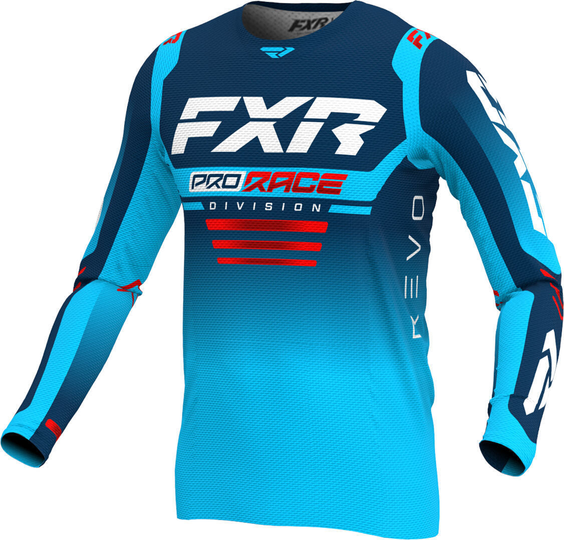 FXR Revo 2024 Maglia Motocross Rosso Blu XS