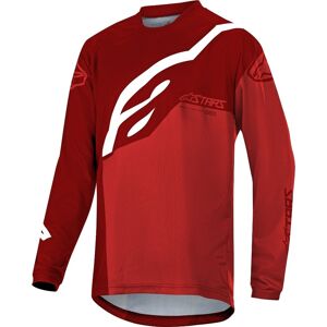 Alpinestars Racer Factory Maglia ciclismo Youth LS Rosso XL