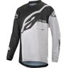 Alpinestars Racer Factory Maglia ciclismo Youth LS Nero Bianco M