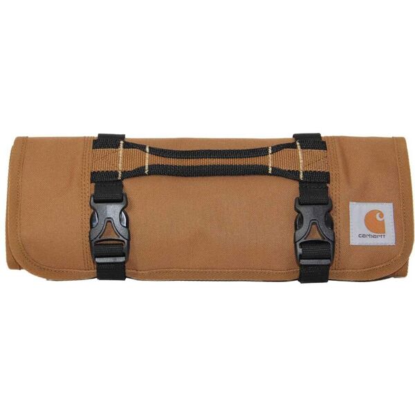 carhartt 18 pocket utility roll borsa degli attrezzi marrone unica taglia