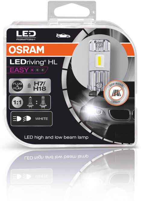 OSRAM Lampadina LEDriving HL Easy H7/H18