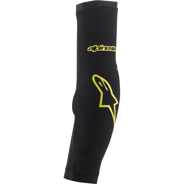 alpinestars paragon plus protezioni gomito nero giallo m