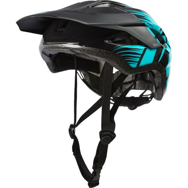 oneal matrix split casco da bicicletta nero blu xs s m